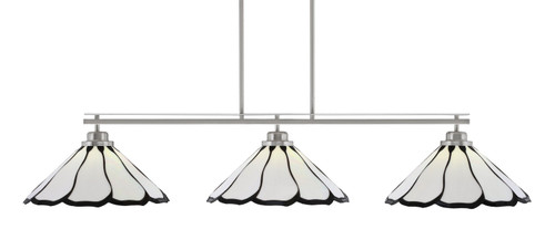 Toltec Lighting - 2633-BN-912 - Three Light Bar - Odyssey - Brushed Nickel