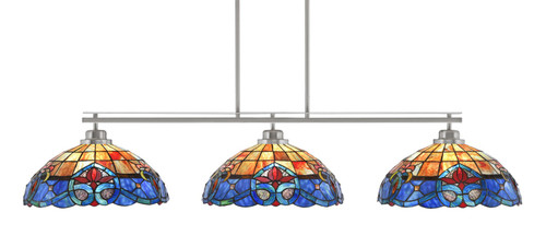 Toltec Lighting - 2633-BN-935 - Three Light Bar - Odyssey - Brushed Nickel
