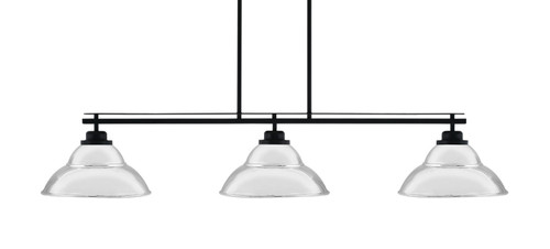 Toltec Lighting - 2633-MB-428-CH - Three Light Bar - Odyssey - Matte Black