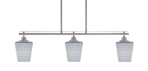 Toltec Lighting - 2636-BN-4032 - Three Light Island Pendant - Odyssey - Brushed Nickel