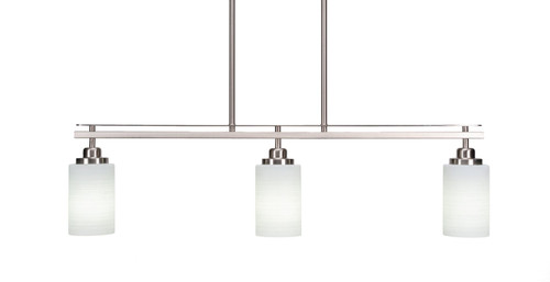 Toltec Lighting - 2636-BN-4061 - Three Light Island Pendant - Odyssey - Brushed Nickel