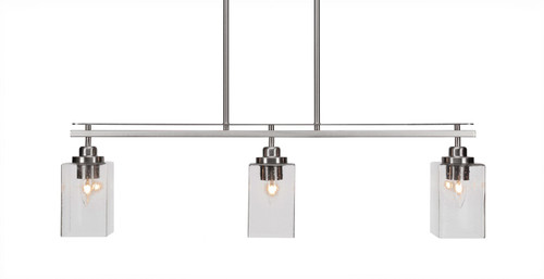 Toltec Lighting - 2636-BN-530 - Three Light Island Pendant - Odyssey - Brushed Nickel