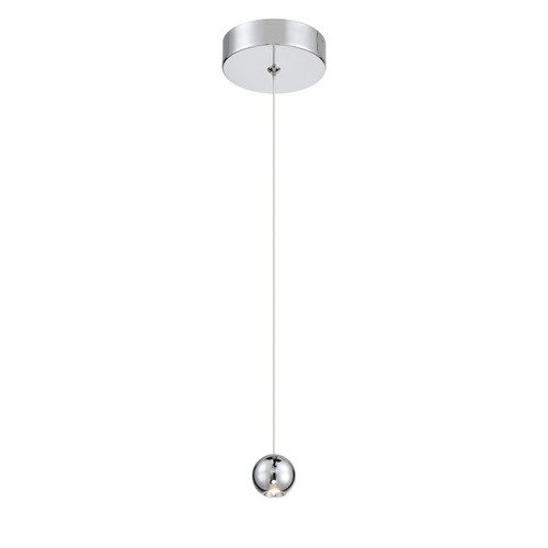 George Kovacs - P1460-077-L - LED Mini Pendant - Itty - Chrome