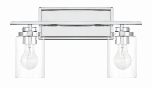 Craftmade - 20417CH2 - Two Light Vanity - Clark - Chrome