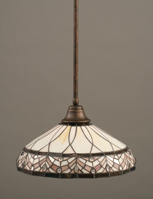 Toltec Lighting - 26-BRZ-948 - One Light Pendant - Stem - Bronze