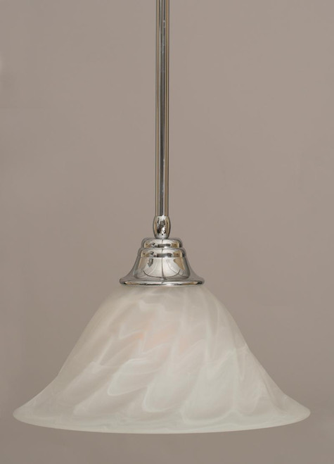 Toltec Lighting - 26-CH-5731 - One Light Pendant - Stem - Chrome