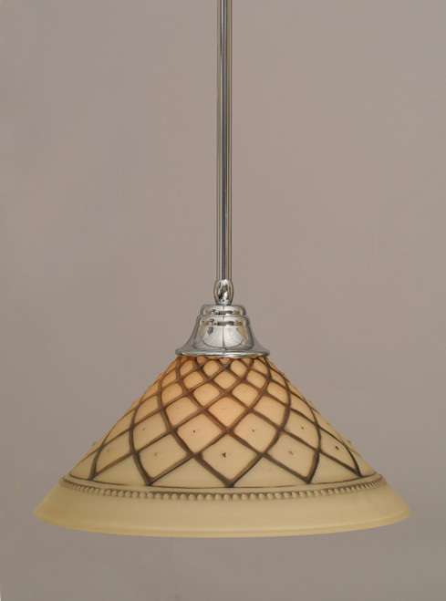 Toltec Lighting - 26-CH-718 - One Light Pendant - Any - Chrome