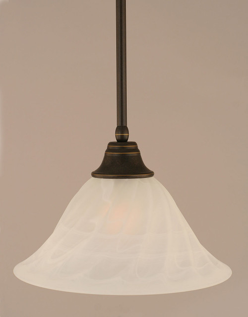 Toltec Lighting - 26-DG-5731 - One Light Pendant - Stem - Dark Granite