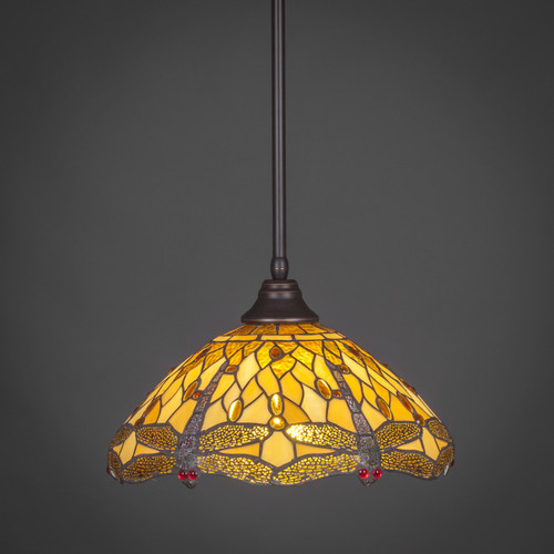 Toltec Lighting - 26-DG-946 - One Light Pendant - Any - Dark Granite