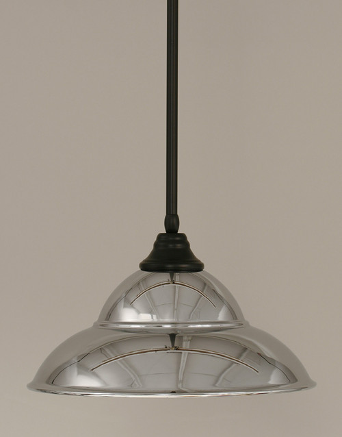 Toltec Lighting - 26-MB-429-CH - One Light Pendant - Any - Matte Black