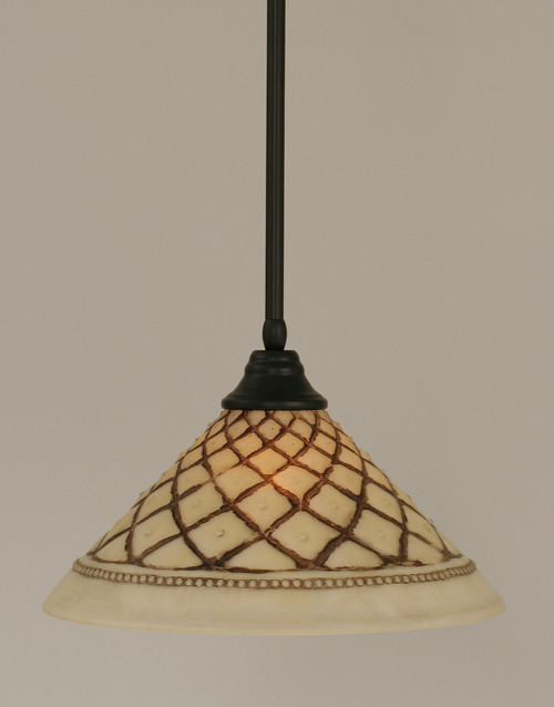 Toltec Lighting - 26-MB-718 - One Light Pendant - Any - Matte Black