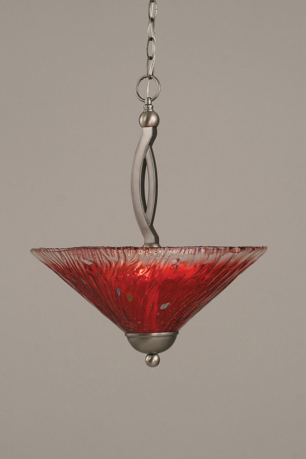 Toltec Lighting - 274-BN-716 - Two Light Pendant - Bow - Brushed Nickel