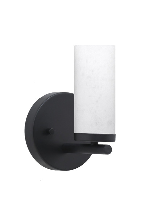 Toltec Lighting - 2811-MB-801B - One Light Wall Sconce - Trinity - Matte Black