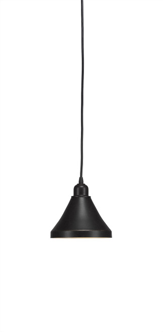 Toltec Lighting - 282-DG-410 - One Light Mini Pendant - Vintage - Dark Granite