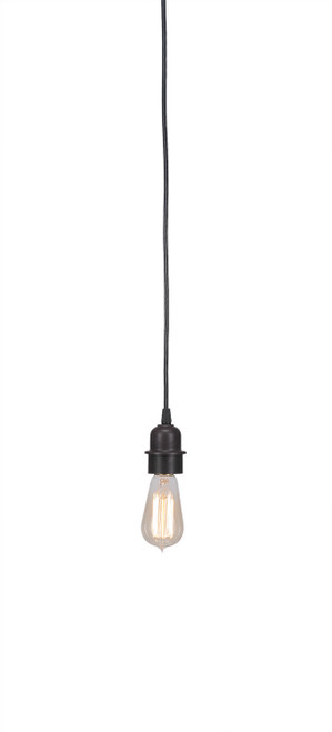 Toltec Lighting - 282-DG-AT18 - One Light Mini Pendant - Vintage - Dark Granite