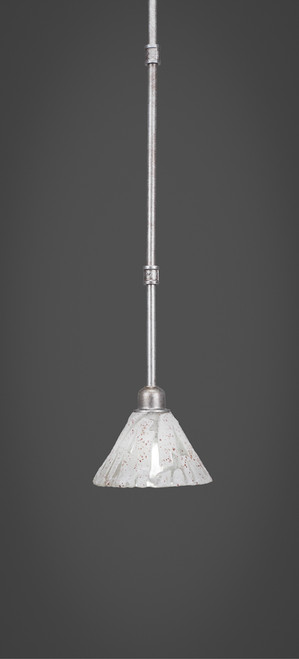 Toltec Lighting - 284-AS-7195 - One Light Mini Pendant - Vintage - Aged Silver