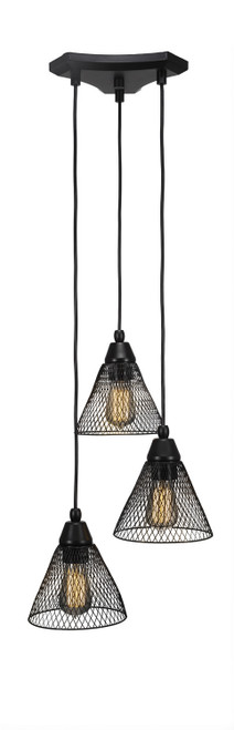 Toltec Lighting - 28-MB-805-LED18C - LED Mini Pendant - Europa - Matte Black