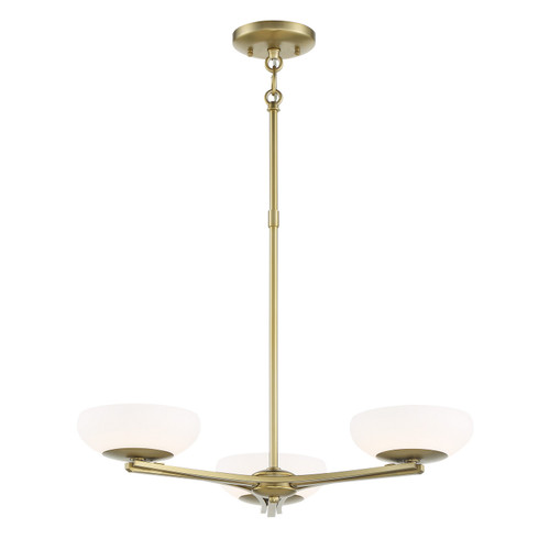 George Kovacs - P1463-695-L - LED Chandelier - Scale - Soft Brass
