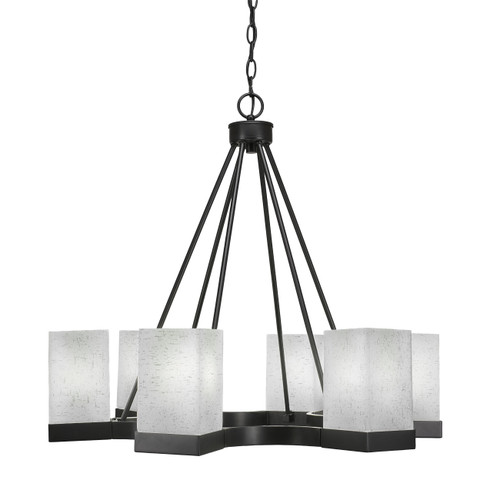 Toltec Lighting - 3026-ES-531 - Six Light Chandelier - Nouvelle - Espresso