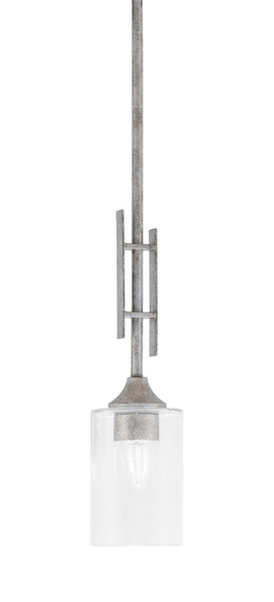Toltec Lighting - 320-AS-300 - One Light Mini Pendant - Uptowne - Aged Silver