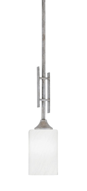 Toltec Lighting - 320-AS-3001 - One Light Mini Pendant - Uptowne - Aged Silver