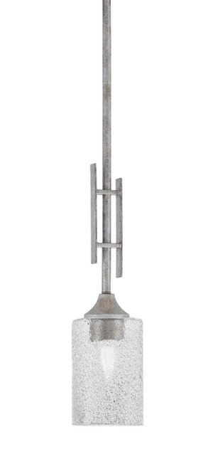 Toltec Lighting - 320-AS-3002 - One Light Mini Pendant - Uptowne - Aged Silver