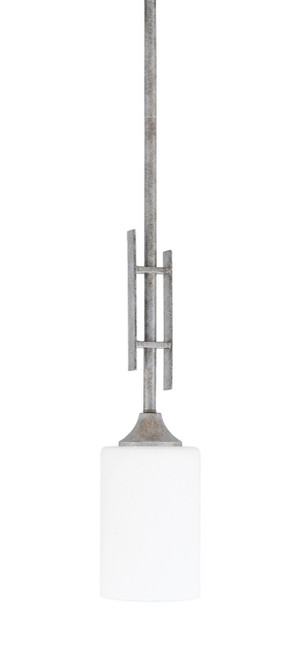 Toltec Lighting - 320-AS-310 - One Light Mini Pendant - Uptowne - Aged Silver