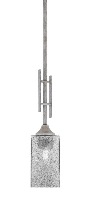 Toltec Lighting - 320-AS-542 - One Light Mini Pendant - Uptowne - Aged Silver