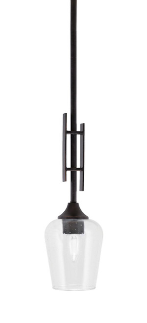 Toltec Lighting - 320-DG-210 - One Light Mini Pendant - Uptowne - Dark Granite