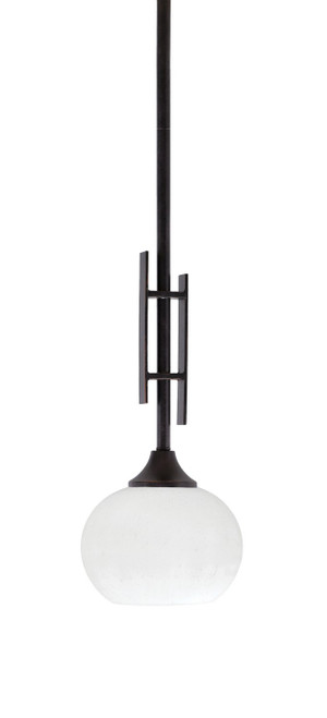 Toltec Lighting - 320-DG-212 - One Light Mini Pendant - Uptowne - Dark Granite
