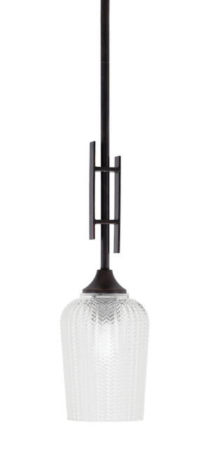 Toltec Lighting - 320-DG-4250 - One Light Mini Pendant - Uptowne - Dark Granite