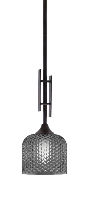 Toltec Lighting - 320-DG-4612 - One Light Mini Pendant - Uptowne - Dark Granite