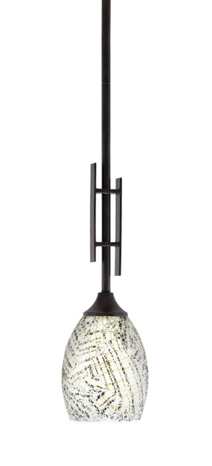 Toltec Lighting - 320-DG-5054 - One Light Mini Pendant - Uptowne - Dark Granite