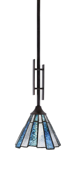 Toltec Lighting - 320-DG-9325 - One Light Mini Pendant - Uptowne - Dark Granite