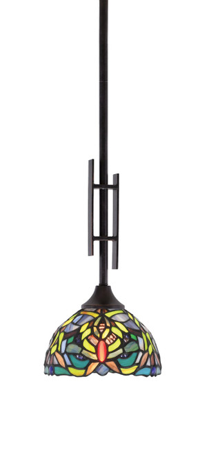 Toltec Lighting - 320-DG-9905 - One Light Mini Pendant - Uptowne - Dark Granite