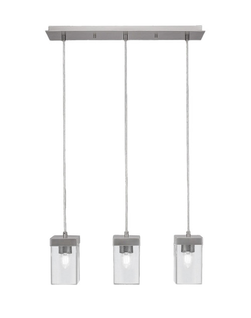 Toltec Lighting - 3213-GP-530 - Three Light Cluster Pendalier - Nouvelle - Graphite