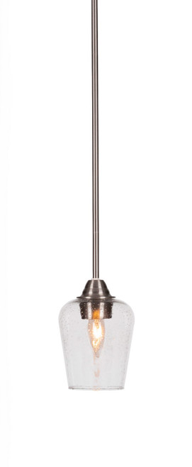 Toltec Lighting - 3401-BN-210 - One Light Mini Pendant - Paramount - Brushed Nickel