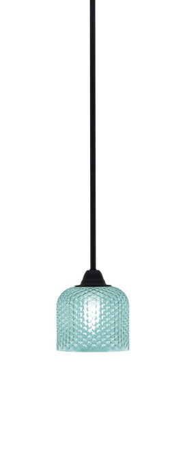Toltec Lighting - 3401-MB-4615 - One Light Mini Pendant - Paramount - Matte Black