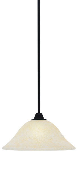 Toltec Lighting - 3401-MB-523 - One Light Mini Pendant - Paramount - Matte Black