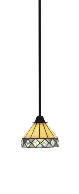 Toltec Lighting - 3401-MB-9405 - One Light Mini Pendant - Paramount - Matte Black