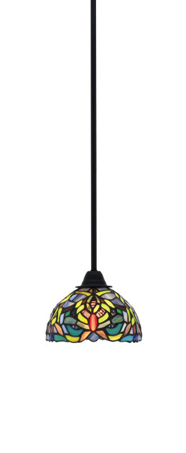 Toltec Lighting - 3401-MB-9905 - One Light Mini Pendant - Paramount - Matte Black
