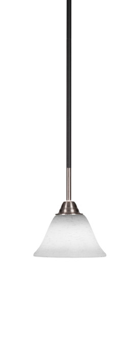 Toltec Lighting - 3401-MBBN-311 - One Light Mini Pendant - Paramount - Matte Black & Brushed Nickel