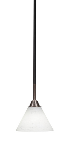 Toltec Lighting - 3401-MBBN-312 - One Light Mini Pendant - Paramount - Matte Black & Brushed Nickel