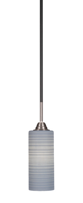 Toltec Lighting - 3401-MBBN-4092 - One Light Mini Pendant - Paramount - Matte Black & Brushed Nickel