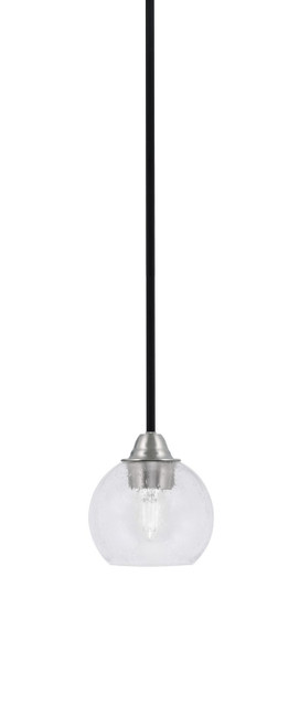 Toltec Lighting - 3401-MBBN-4100 - One Light Mini Pendant - Paramount - Matte Black & Brushed Nickel