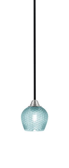 Toltec Lighting - 3401-MBBN-4605 - One Light Mini Pendant - Paramount - Matte Black & Brushed Nickel