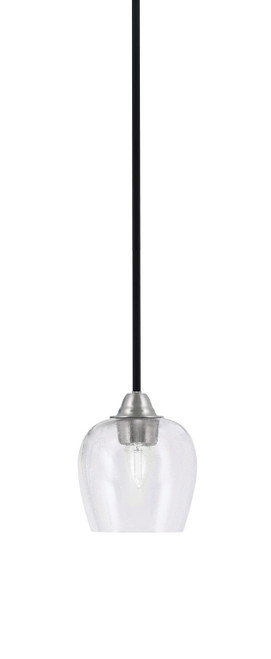 Toltec Lighting - 3401-MBBN-4810 - One Light Mini Pendant - Paramount - Matte Black & Brushed Nickel