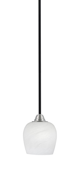 Toltec Lighting - 3401-MBBN-4811 - One Light Mini Pendant - Paramount - Matte Black & Brushed Nickel