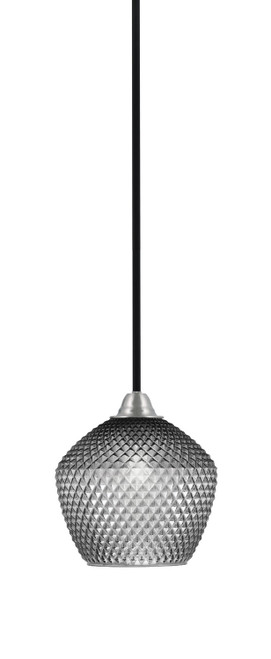 Toltec Lighting - 3401-MBBN-4922 - One Light Mini Pendant - Paramount - Matte Black & Brushed Nickel