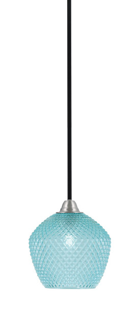 Toltec Lighting - 3401-MBBN-4925 - One Light Mini Pendant - Paramount - Matte Black & Brushed Nickel